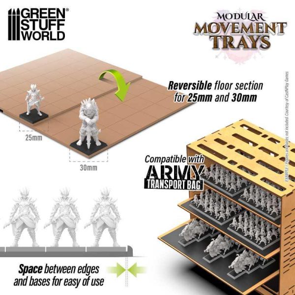 Green Stuff World    Modular Movement Trays - 8435646524603ES - 8435646524603