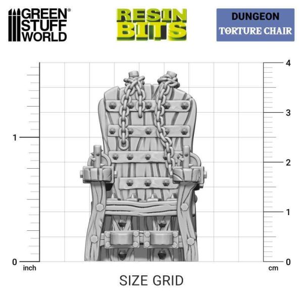 Green Stuff World    3D Printed set - Torture Chair - 8435646526522ES - 8435646526522