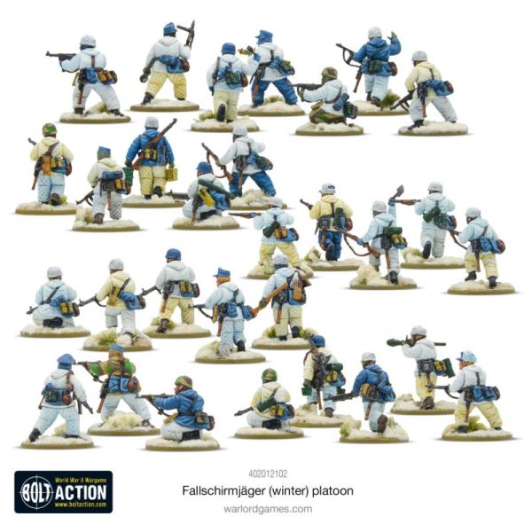 Warlord Games Bolt Action   Winter Fallschirmjager Platoon - 402012102 -