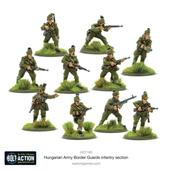 Warlord Games Bolt Action   Hungarian Army Border Guards Squad - 402217405 -