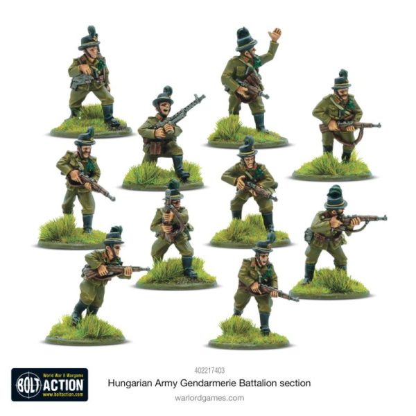 Warlord Games Bolt Action   Hungarian Army Gendarmerie Squad - 402217403 -