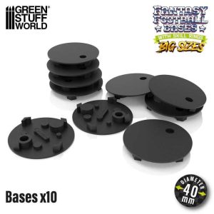 Green Stuff World    Blood Bowl Bases 40mm (x10) - 8435646524023ES - 8435646524023