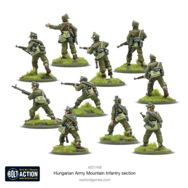 Warlord Games Bolt Action   Hungarian Army Mountain Infantry Squad - 402217408 -