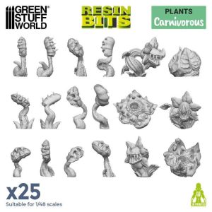 Green Stuff World    3D Printed Set - Carnivorous Plants - 8435646511245ES - 8435646511245