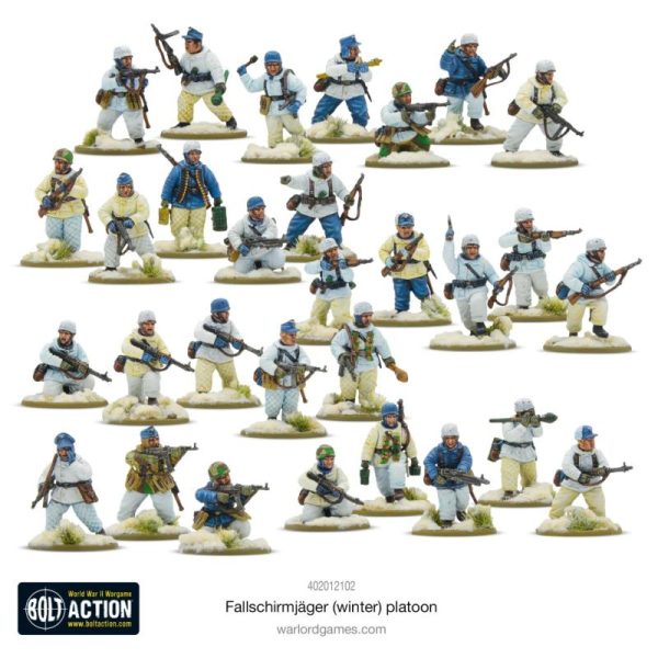 Warlord Games Bolt Action   Winter Fallschirmjager Platoon - 402012102 -