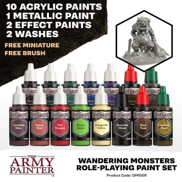 The Army Painter    GameMaster: Wandering Monsters Paint Set - AP-GM1009 -