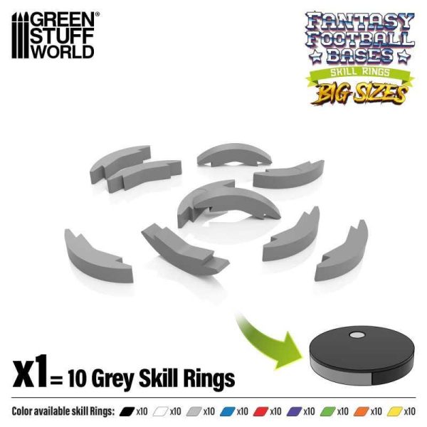 Green Stuff World    Skill Ring 40mm Grey - 8435646524092ES - 8435646524092