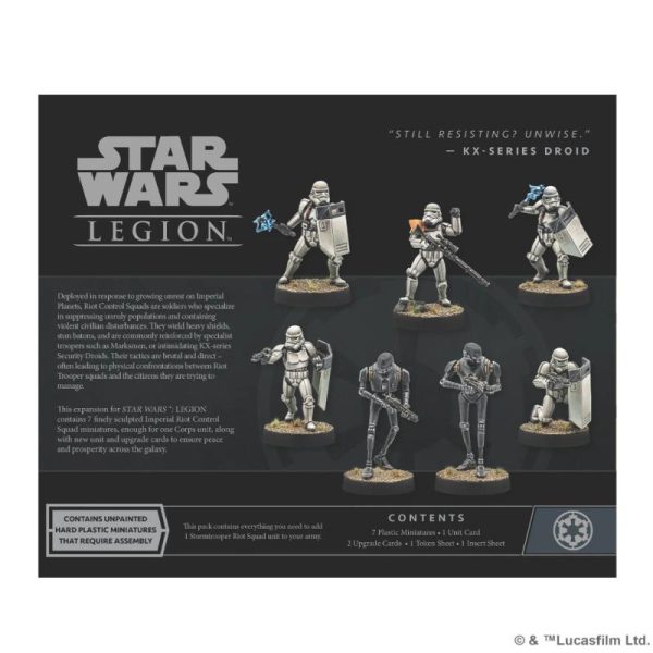 Atomic Mass Star Wars: Legion   Star Wars Legion: Imperial Riot Control Squad Expansion - AMGSWL134 -