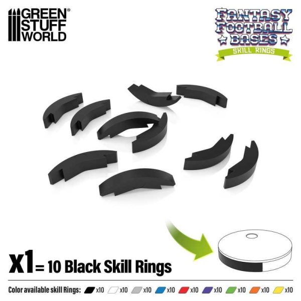 Green Stuff World    Skill Ring 32mm Black - 8435646523927ES - 8435646523927