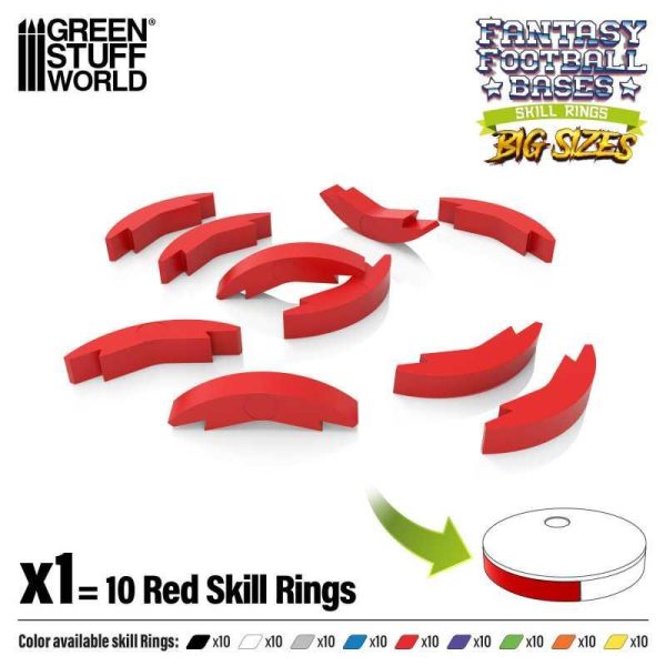 Green Stuff World    Skill Ring 40mm Red - 8435646524054ES - 8435646524054