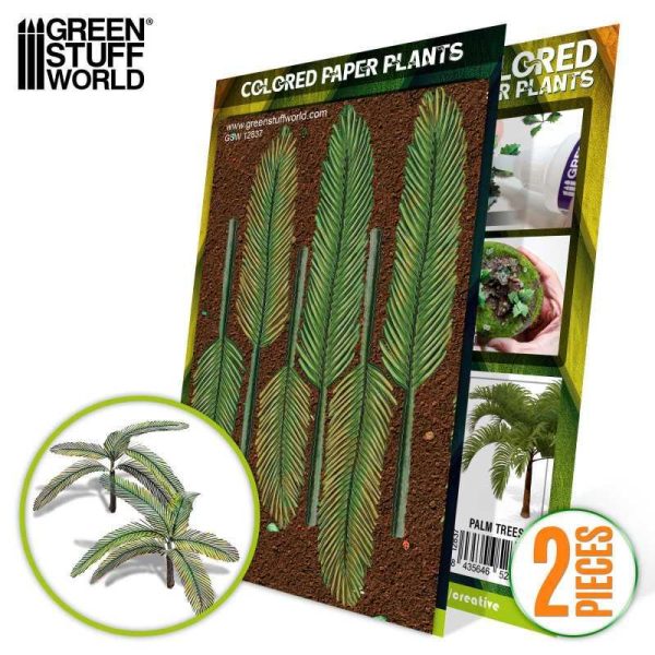 Green Stuff World    Colored Paper Plants - Palm - 8436554360710ES - 8436554360710