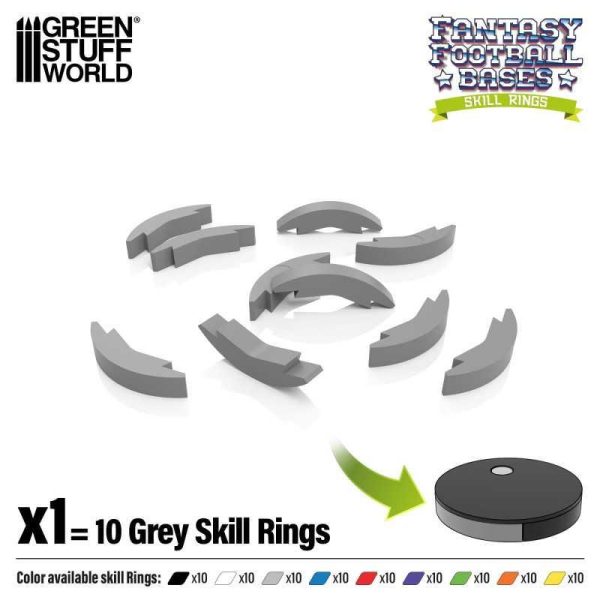 Green Stuff World    Skill Ring 32mm Grey - 8435646523972ES - 8435646523972