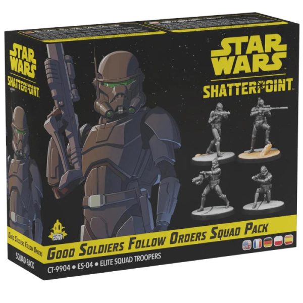 Atomic Mass Star Wars: Shatterpoint   Star Wars: Shatterpoint - Good Soldiers Follow Orders Squad Pack - AMGSWP36 - 841333126179