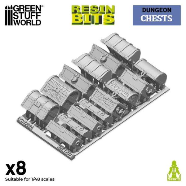 Green Stuff World    3D Printed Set - Chests - 8435646524719ES - 8435646524719