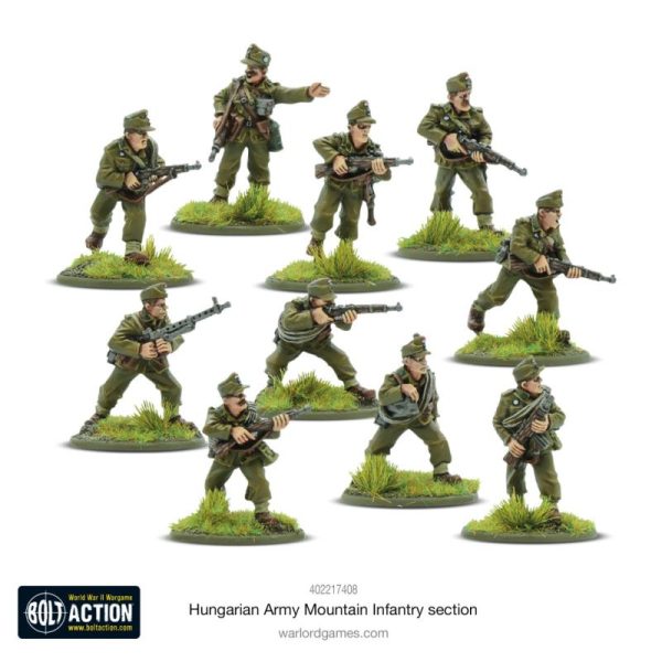 Warlord Games Bolt Action   Hungarian Army Mountain Infantry Squad - 402217408 -