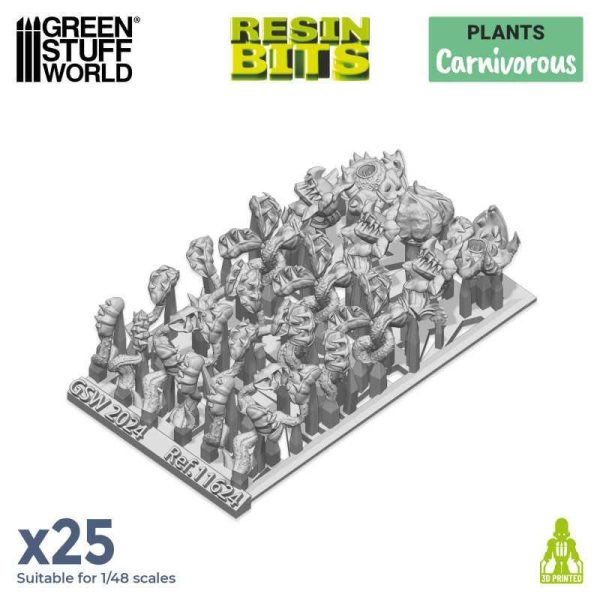 Green Stuff World    3D Printed Set - Carnivorous Plants - 8435646511245ES - 8435646511245