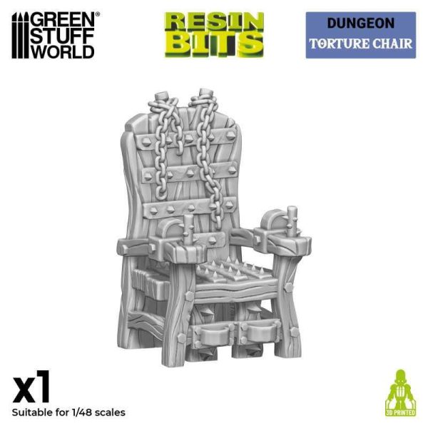 Green Stuff World    3D Printed set - Torture Chair - 8435646526522ES - 8435646526522