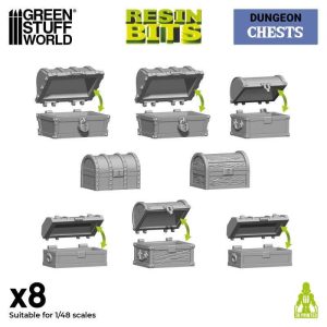 Green Stuff World    3D Printed Set - Chests - 8435646524719ES - 8435646524719