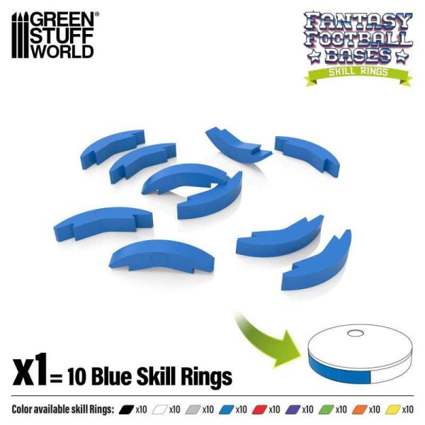 Green Stuff World    Skill Ring 32mm Blue - 8435646523941ES - 8435646523941