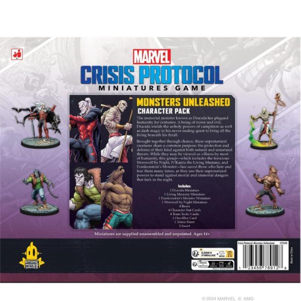 Atomic Mass Marvel Crisis Protocol   Marvel Crisis Protocol: Monsters Unleashed Character Pack - AMGCP245 -