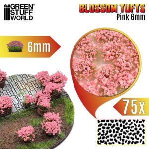 Green Stuff World    Blossom Tufts - 6mm - Pink Flowers - 8435646525068ES - 8435646525068