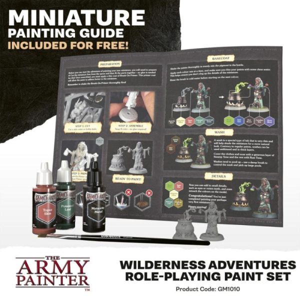 The Army Painter    GameMaster: Wilderness Adventures Paint Set - AP-GM1010 -