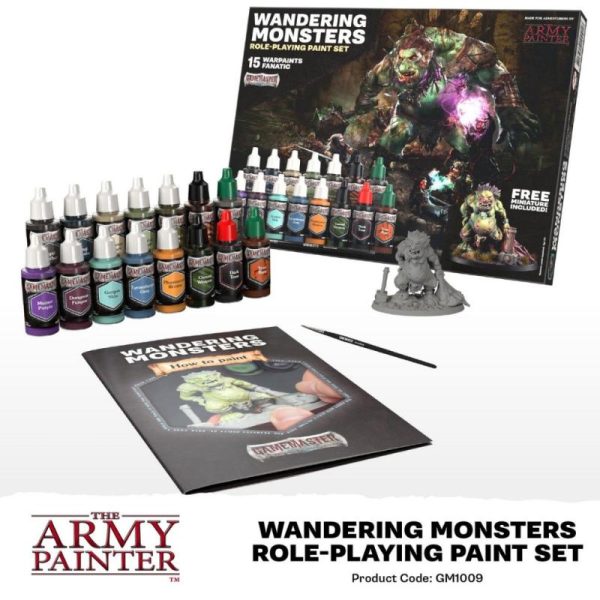 The Army Painter    GameMaster: Wandering Monsters Paint Set - AP-GM1009 -