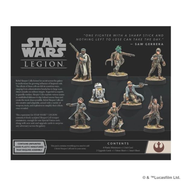 Atomic Mass Star Wars: Legion   Star Wars Legion: Rebel Sleeper Cell Expansion - AMGSWL133 -