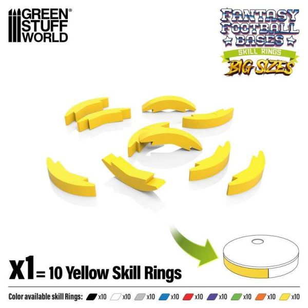 Green Stuff World    Skill Ring 40mm Yellow - 8435646524078ES - 8435646524078