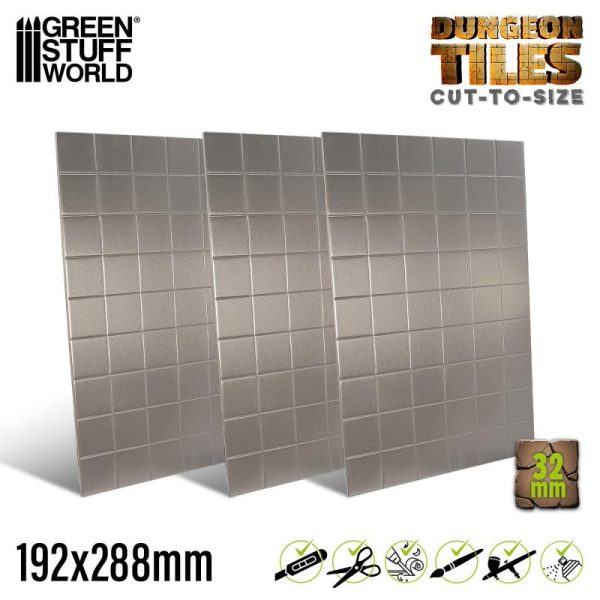 Green Stuff World    Dungeon Tiles 32mm - 8435646525709ES - 8435646525709