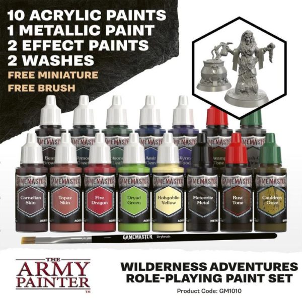 The Army Painter    GameMaster: Wilderness Adventures Paint Set - AP-GM1010 -