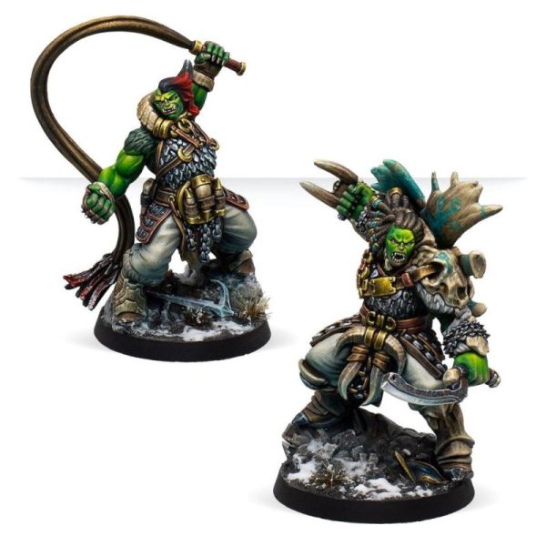 Corvus Belli Warcrow   Orc Officers - WW01002-0008 -