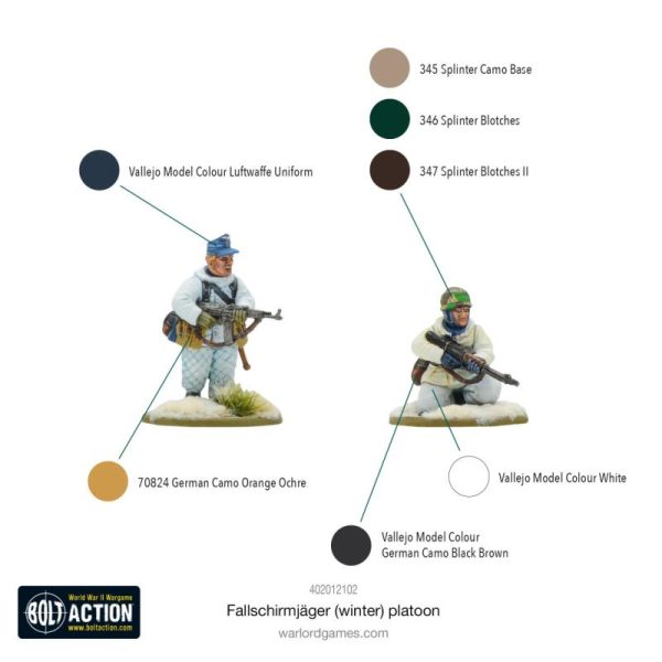 Warlord Games Bolt Action   Winter Fallschirmjager Platoon - 402012102 -