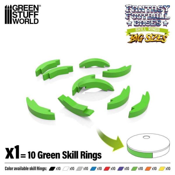 Green Stuff World    Skill Ring 40mm Green - 8435646524108ES - 8435646524108