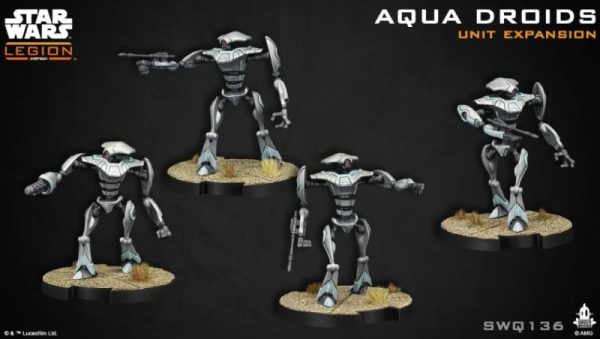 Atomic Mass Star Wars: Legion   Star Wars Legion: Aqua Droids Expansion - AMGSWQ136 -