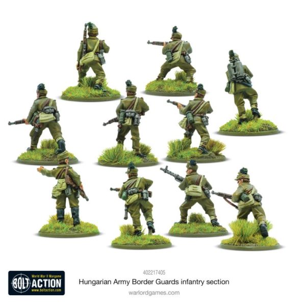 Warlord Games Bolt Action   Hungarian Army Border Guards Squad - 402217405 -