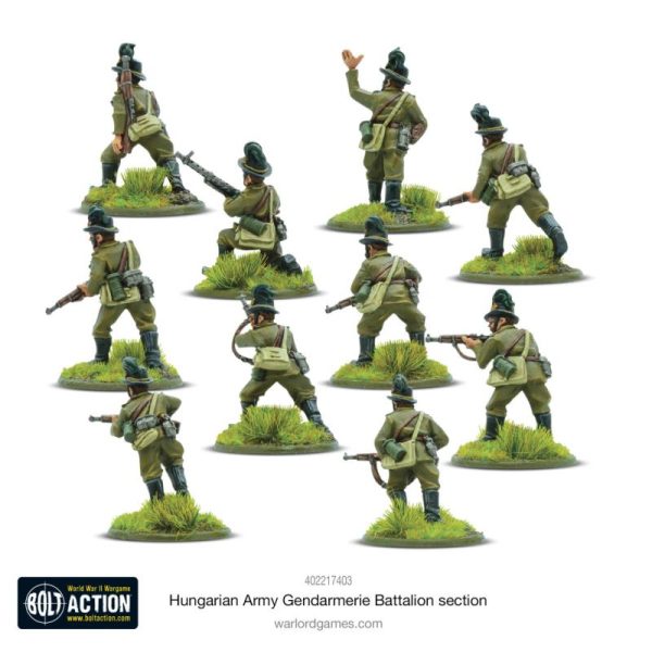 Warlord Games Bolt Action   Hungarian Army Gendarmerie Squad - 402217403 -