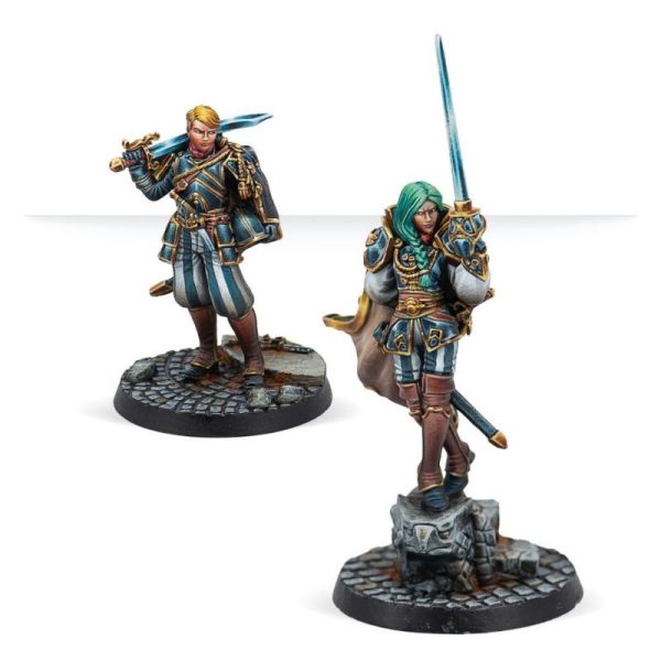 Corvus Belli Warcrow   Black Legion Officers - WW02002-0009 -