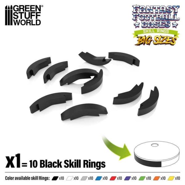 Green Stuff World    Skill Ring 40mm Black - 8435646524047ES - 8435646524047