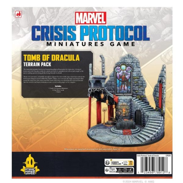 Atomic Mass Marvel Crisis Protocol   Marvel Crisis Protocol: Tomb Of Dracula Terrain Pack - AMGCPE05 -