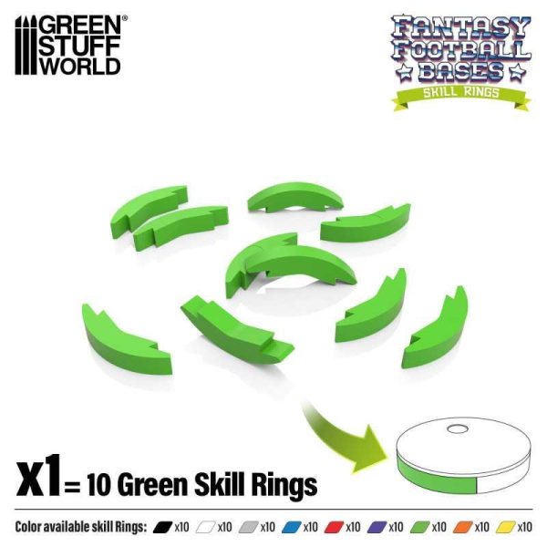 Green Stuff World    Skill Ring 32mm Green - 8435646523989ES - 8435646523989