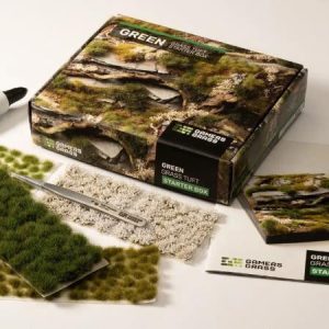 Gamers Grass    Tuft Starter Boxes - Green Grass - GGSB-G - 0738956791160