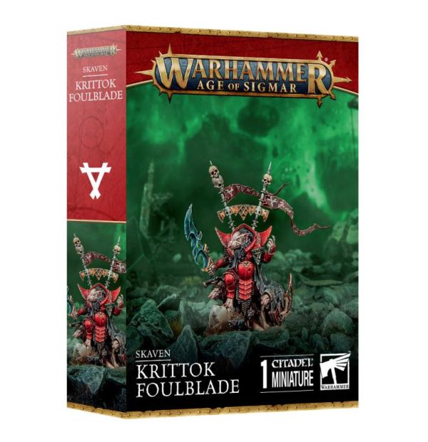 Games Workshop Age of Sigmar   Skaven: Krittok Foulblade - 99120206052 - 5011921219100