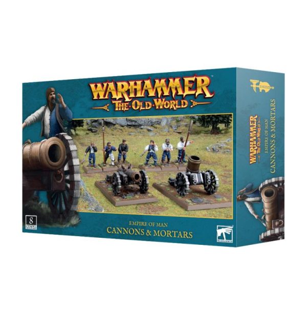 Games Workshop Warhammer: The Old World   Empire Of Man: Cannons & Mortars - 99122702016 - 5011921206483