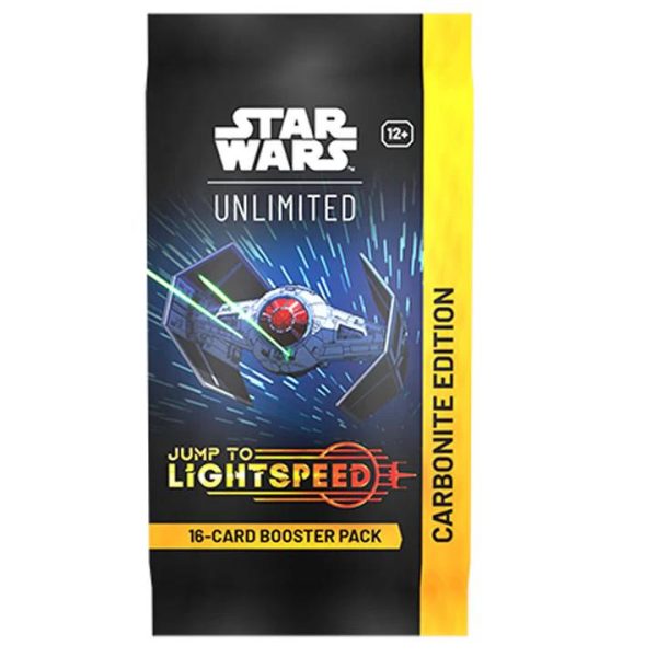 Fantasy Flight Games Star Wars: Unlimited   Star Wars: Unlimited Jump to Lightspeed Carbonite Booster Display (12) - FFGSWH0406BOX -