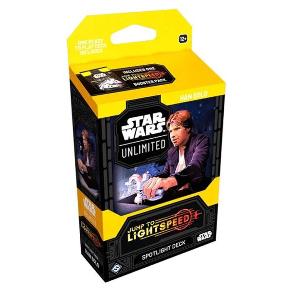 Fantasy Flight Games Star Wars: Unlimited   Star Wars: Unlimited - Jump to Lightspeed Spotlight Deck - Han Solo - FFGSWH0410H -