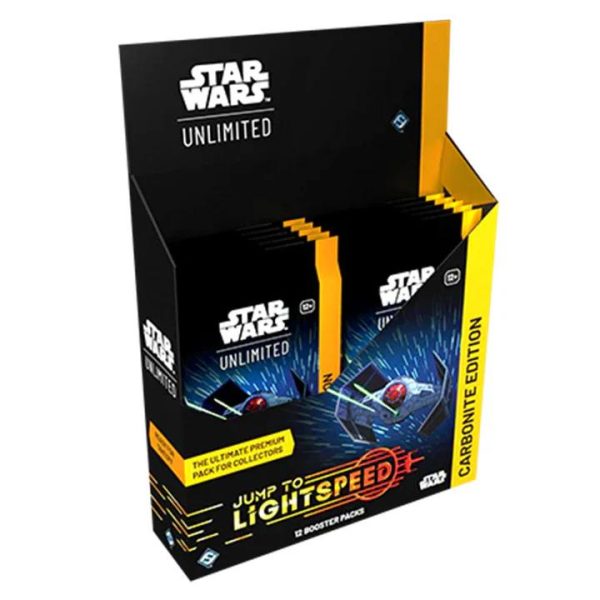 Fantasy Flight Games Star Wars: Unlimited   Star Wars: Unlimited Jump to Lightspeed Carbonite Booster Display (12) - FFGSWH0406BOX -