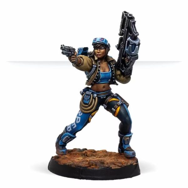 Corvus Belli Infinity   Dr. Priya Harper - Archeo-raider (Plasma Carbine) - 281244-1132 -