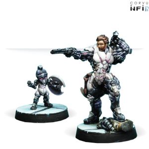 Corvus Belli Infinity   Hector, Homerid Champion (Heavy Pistol, EXP CCW) - 280848-0571 - 2808480005717