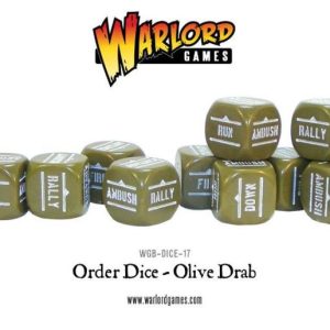 Warlord Games Bolt Action   Bolt Action: Orders Dice pack - Olive Drab - 402616010 - 5060917990943